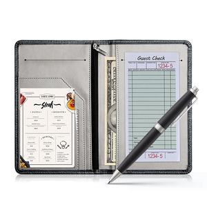 2024 New Arrivals Glitter <strong>Server</strong> <strong>Book</strong> for Restaurant Waiter Waitress Nice Leather Waitress <strong>Server</strong> <strong>Book</strong> with Zipper Pockets - Product Image 1