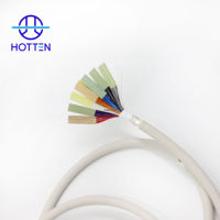 Kabel Probe Ultrasound Medis Mikro Koaksial Kapasitansi Rendah dengan Selubung Silikon, Kabel & Rakitan Kabel