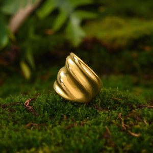 Fashion <b>Rings</b> PVD Gold Plated 316L Stainless Steel Sustainable Resistant Design - Product Image 3