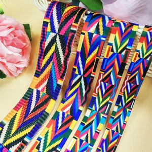 Factory DIY customized pattern size nylon or polyester Shoulder printed webbing ribbon straps for women handbags