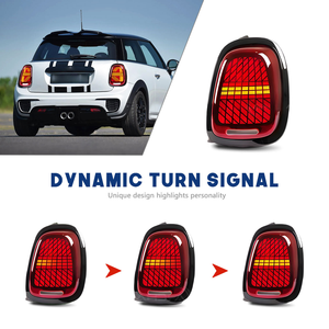 Sistema de Luces Traseras LED Rojas Transparentes para MINI Cooper F55/F56/F57 2014-2023, Plug & Play, 12V 6000K - Product Image 5