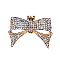 Boucle de chaussure à strass détachable DIY, décorative, style européen et américain, pour chaussures de mariage à talons hauts, type sabot, pour l'embout du pied, pour le marché international