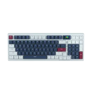 Star-tech K81 Max 75 persen Keyboard mekanis, keyboard gaming rgb Mekanikal dapat ditukar, 3 mode Gasket nirkabel mount Keyboard ANSI/ISO