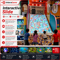 Équipement de terrain de jeu numérique interactif à projection de diapositives à détection de mouvement personnalisable et économique pour enfants