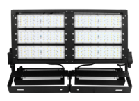 Éclairage de stade à LED, mats, 500w, 1000w, 1500w, personnalisés, anti-éblouissement, lumières à large faisceau