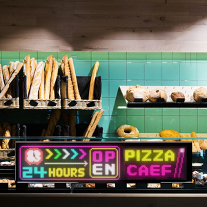 Pannello LED Flessibile a Matrice <span class=keywords><strong>con</strong></span> Controllo Bluetooth Tramite App, Display RGB Indirizzabile a Scorrimento, Animazione Fai-da-<span class=keywords><strong>te</strong></span> 78x20CM - Product Image 3