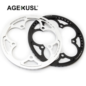 Aceoffix 130 BCD 50T A7075 protector de aleación anillo de cadena de bicicleta de una sola velocidad Uso de rueda de cadena para bicicleta plegable Brompton Fnhon <span class=keywords><strong>Dahon</strong></span> - Product Image 2