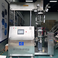 Mélangeur Homogénéisateur Sous Vide 100L - 2000L pour Cosmétiques, Machine à Mélanger à Cisaillement Élevé pour la Fabrication de Produits de Beauté