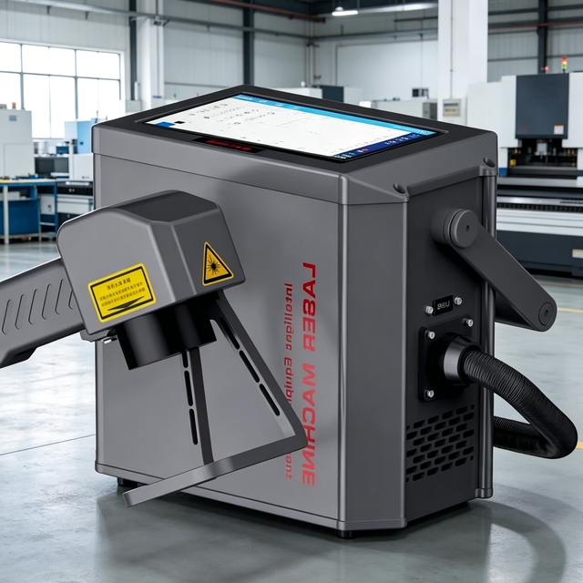 Portable Handheld Fiber Laser Engraver 2026 CNC High Precision Industrial Laser Marking Machine for Metal