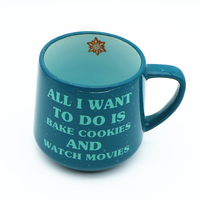 Tazza in Ceramica con Stampa 'Cozy Winter Quote' e Scritta 'Gnome', Base Affusolata, Tazza da Caffè in Gres, Prodotto da Struttura Produttrice di Primo Livello
