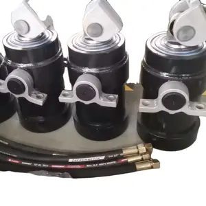 Cylindre hydraulique durable de dessous de caisse pour camion basculant/cylindre télescopique hydraulique de benne pour camion basculante