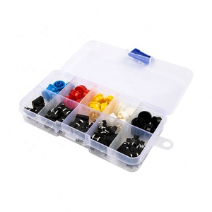 25PCS Tactile <b>Push</b> <b>Button</b> <b>Switch</b> <b>Momentary</b> Starter Kit 12*12*7.3MM <b>Switch</b> <b>Button</b> + 25PCS Tact (5 Colors) - Product Image 3