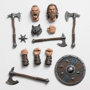 ฟิกเกอร์แอคชั่นพลาสติกแบบขยับได้ ผลิตตามสั่ง ออกแบบร่วมกัน วัสดุ PVC และ ABS สำหรับงานวรรณกรรมและตำนาน - Product Image 3