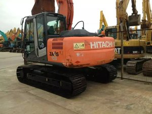 HITACHI-excavadora de orugas usada ZX120, maquinaria de movimiento de tierra, buen estado - Product Image 2