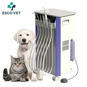 مصنع توريد مختلف وظائف معدات بيطرية الأسنان وحدة المحمول عربة مع ضاغط - Product Image 1