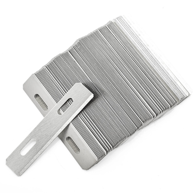 Струйное лезвие из нержавеющей стали, волоконное лезвие, кожаный нож, лезвие для бритвы