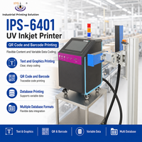 Impresora Industrial de Inyección de Tinta Piezoeléctrica IPS-6401 con hasta 6 Cabezales de Impresión, Máquina de Impresión UV para Codificación de PVC, PET, PE y Madera