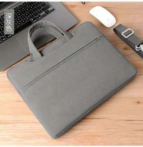 Custom PU <b>Leather</b> <b>Laptop</b> Bag Logo Wholesale Lightweight Waterproof Wear Resistant Travel Briefcase Customized Color Multi-size - Product Image 4