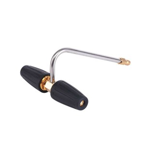 Buse rotative à double tête 1/4 à connexion rapide, pression réglable pour nettoyeur haute pression, nettoyage de tranchées - Product Image 1