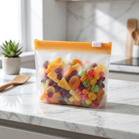 Sacs à bijoux en EVA givrés avec fermeture éclair, petits mini sacs de voyage en plastique pour pilules, pochettes Ziplock translucides mates avec fermeture coulissante, en vrac