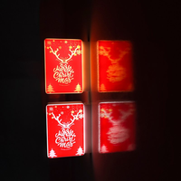 Aimant de réfrigérateur magnétique de Noël personnalisé, Père Noël, bonhomme de neige, autocollant pour réfrigérateur pour la décoration des fêtes