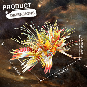 Piececool Puzzle 3D in Metallo <span class=keywords><strong>Sagittario</strong></span> Gru, Serie Costellazioni Zodiacali, Kit di Costruzione Moderno Fai-da-te, Decorazione Stampata UV, Regalo - Product Image 3