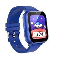 Kinder-Smartwatch-Telefon für Mädchen und Jungen mit Schrittzähler, Fitness-Tracker, Touch-IPS-Kamera, Silikonarmband, Kalender, Anti-Verlust-Alarm und Wecker