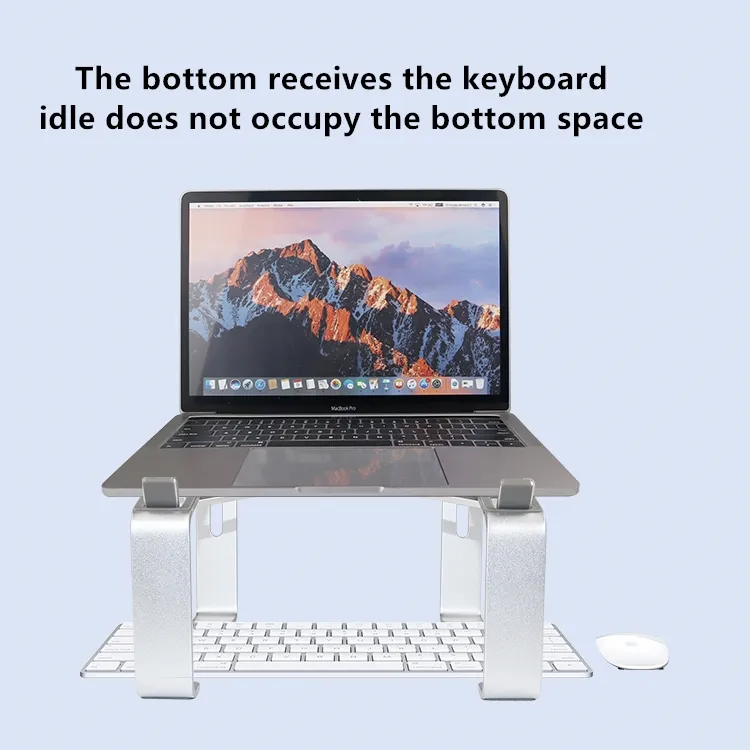 Ergonomik alüminyum masa dizüstü tutucu laptop standı Apple MacBook hava Pro için Dell için HP 10-15.6 "dizüstü bilgisayarlar