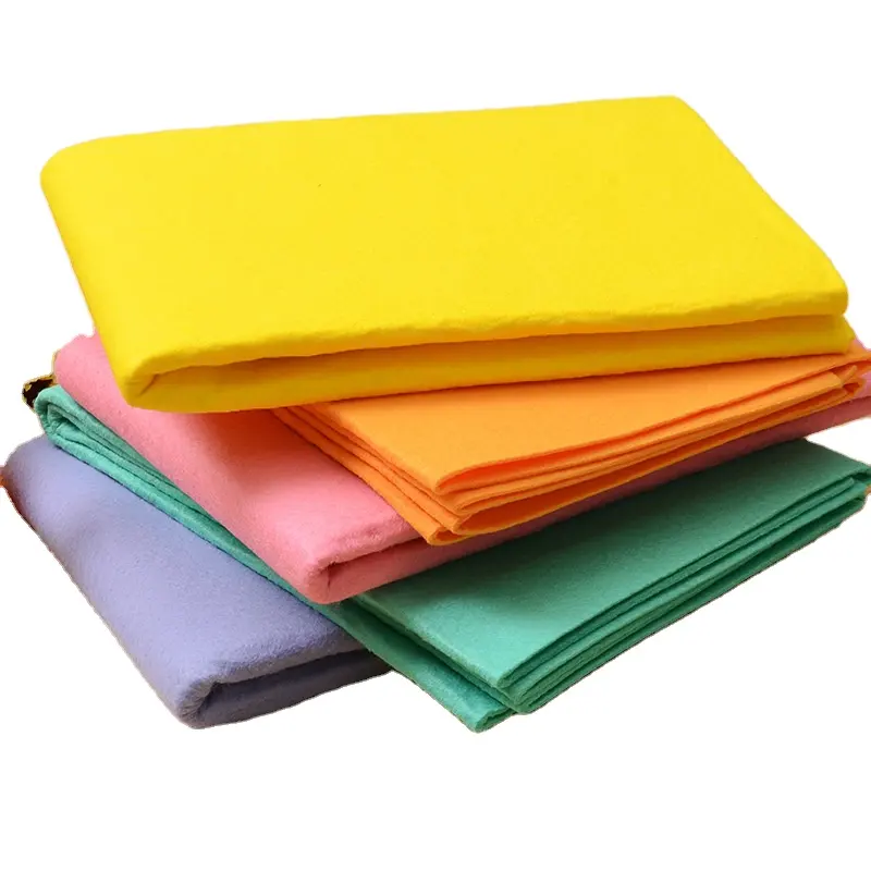 Hot selling Nonwoven Super Absorbent Yellow kitchen cleaning cloth multipurpose microfiber cleaning cloth