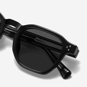 Gafas de Sol Polarizadas Tr90 de Lujo, Gafas de Sol de Diseñador 2026 para Hombre, Gafas de Sol Cuadradas Negras - Product Image 5