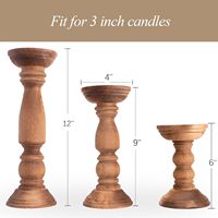 Vente en gros en usine, bougie en bois personnalisée pour salon, décoration en bois et bougeoir en bois vente en ligne