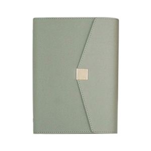 Eco-Friendly Custom Logo <b>A5</b> PU Leather Business Notebook Professional Executive Organizer Square Clasp Journal <b>Diary</b> Planner - Product Image 3