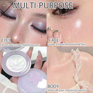 Commercio all'ingrosso Novo duratura illuminante in polvere illuminante a marchio proprio schiarente in polvere per il trucco evidenziatore della guancia - Product Image 3