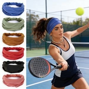 Diadema Deportiva Elástica y Extensible Ms-921 para Mujeres y Hombres - Banda para el Cabello Personalizada, Transpirable, Suave y Absorbente de Humedad en Varios Colores - Product Image 1