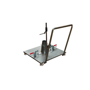 Ensemble de Test de cône de affaissement en acier inoxydable STTLD-6 pour les tests de béton frais et durci praticabilité et consistance du ciment frais - Product Image 3