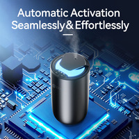 SCENTA Diffuseur de Parfum de Luxe Sans Fil pour Voiture, Purificateur d'Air Portable Automatique avec Lumière Ambiante, Vente en Gros OEM