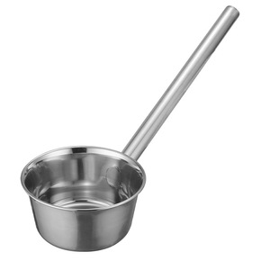 Juego de cucharas de agua de acero inoxidable, 3 uds., cuchara de cocina de mango largo resistente para uso doméstico y comercial - Product Image 2