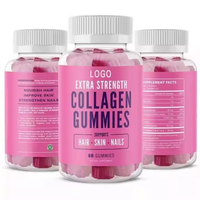 Gummies Collagène et Vitamine C Marque Privée OEM pour Beauté Cheveux Peau Ongles – Éclaircissant Non-OGM
