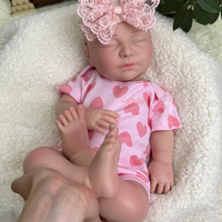 Poupées bébé réalistes en silicone de 22 pouces, poupées personnalisées imperméables et douces au toucher pour filles, vente en gros en usine avec flexibilité