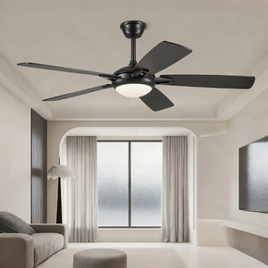 Modern <b>Ceiling</b> Fan With <b>Light</b> 5 Blades 6 Speed <b>Remote</b> <b>Control</b> LED Dimmable For Bedroom Living Room - Product Image 3