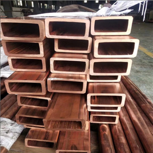 <span class=keywords><strong>Tube</strong></span> plat rectangulaire en cuivre violet T2 de haute qualité 99,97 %, 15x15mm, dimensions personnalisables, soudage par cintrage EAST - Product Image 5