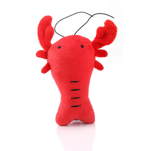 Pet Chew Toys Animal <b>Plush</b> Crayfish Interactive Cartoon Toy Dog Sound Gnawing Grinding Teeth Training Supplies Kinghon Brand - Product Image 3