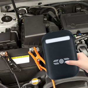 ポータブル12V車用ジャンプスターター 12000mAhバッテリーブースター 1200Aピーク電流 USB-C急速充電器 LED SOS緊急用 車用 - Product Image 2