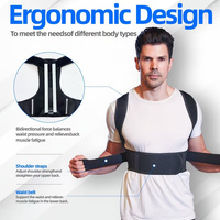 Correcteur de posture dorsal personnalisé avec logo, léger, soutien dorsal et des épaules, ceinture de correction de la cyphose à porter sous les vêtements
