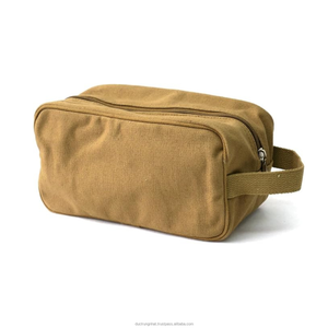 Pochette cosmétique personnalisée en toile, trousse de maquillage, organiseur de toilette de voyage, vente en gros, fabriqué au Vietnam, personnalisation du design et de l'impression - Product Image 2