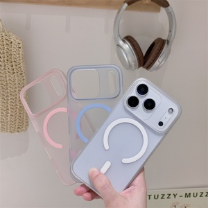 เคสโทรศัพท์แบบแข็งใสกันกระแทก ผลิตจากพลาสติก PC  ผิวด้านแบบแม่เหล็ก สำหรับ iPhone 17 16 15 14 Plus 13 12 11 Pro Max - Product Image 3