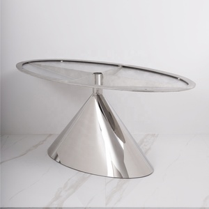 Nghệ thuật Deco hiện đại thanh lịch thiết kế phòng ăn hình chữ nhật bảng với <span class=keywords><strong>Slate</strong></span> đá đầu và cố định bảng trong ánh sáng màu xám - Product Image 6