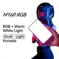 Lampe d'appoint portable pour téléphone portable, RVB pleine couleur, pour beauté, caméra, photographie en direct, température de couleur réglable, 10W