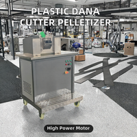 Machine à granulés à vis simple Dana Cutter en plastique avec lames en acier au tungstène, moteur haute performance 380V 7.5kW, garantie 1 an