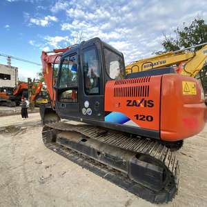 Mini-excavatrice sur chenilles Hitachi ZAXIS120 d'occasion, 90% neuve, moteur Isuzu, modèle 2023, 12 tonnes, godet de 0,52 m, prix bas, en stock - Product Image 3
